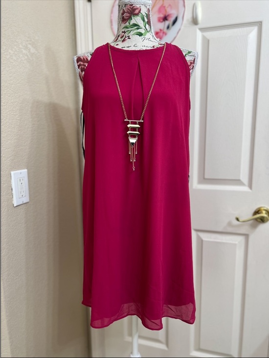 by & by Tops - by & by Magenta Sleeveless Shift Top